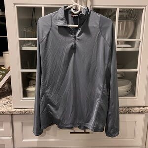 Alpine Design Gray Long Sleeve Quarter Zip‎